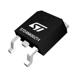 STD4NK80ZT4 N-CHANNEL 800V - 3 OHM - 3A DPAK Zener-Protected SuperMESH(TM) Power MOSFET