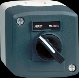 XALD134 Surface-mounted housing, start/stop, 1 NO contact