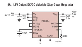 14V, 4A Step-Down DC/DC μModule (Power Module) Regulator