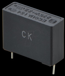ECQUAAF154KA Noise capacitor, X2, 275VAC / 10%, 0.15µF