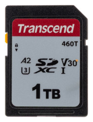 Karta SD SDXC, 1 TB Tak 3D, Transcend SDXC 460T -25 → +85°C