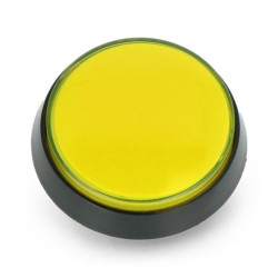Push Button 6cm - żółty (wersja eko2)