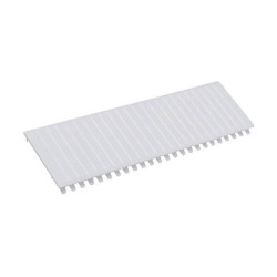 Hager S35S Shoe Moulding Plastic Pure White RAL 9010 219x54 mm 1pc