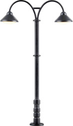 Viessmann Modelltechnik H0 Oświetlenie peronu podwójna gotowy model 6109 1 szt.