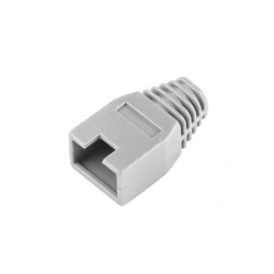 OSŁONA GUMOWA 8p8c RJ45 SZARA / 0157 - 10szt
