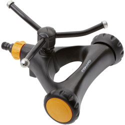 Fiskars 1023657 Lawn Sprinkler Green Plastic Adjustable Coverage