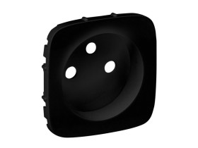 VALENA ALLURE Plakietka czarna gniazda 755308 LEGRAND