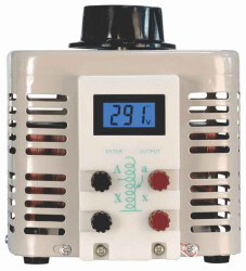 Autotransformator regulowany jednofazowy z wyświetlaczem 2kVA 0-250V 8A TDGC2