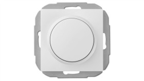 Sentia Ściemniacz Przyciskowo-Obrotowy Led 250W Biały 1407-10