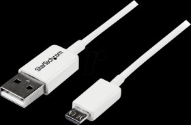 USBPAUB50CMW USB 2.0 cable, USB type-A connector to Micro-B connector, 0.5 m