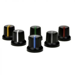 GaĹka N4 na oĹ 6mm moletowana wskaĹşnik szary