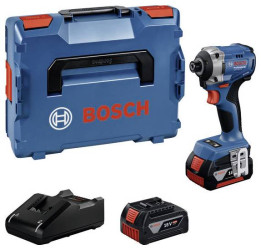 Bosch Professional GDR 18V-215 06019N2002 Wkrętarka udarowa akumulatorowa 215 Nm 18 V Ilość dołączonych baterii 2 4.0 Ah