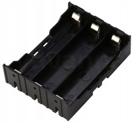 3S 3x 18650 Li-Ion 3x3.7V / 11.1V 6-Pin Battery Holder for PCB Mounting