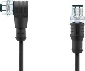 Kabel do czujników/elementów wykonawczych Escha AL-WWAK8-2-AL-WAS8/S370 8046941, Złącze M12, kątowe / złącze męskie M12,