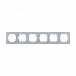 Ramka sześciokrotna Srebrny KARELL K106/10E EXEN