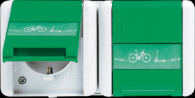 8220 GN NAWEB E-bike socket, 2-Way