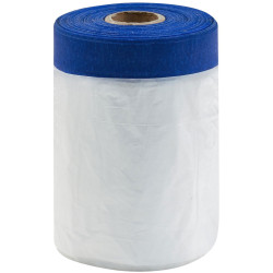 Rollingdog 09662 PAINTERS-SHIELD&#x2122; Blue Pretaped Masking Film, 33m x 55cm