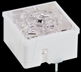 3.14.100.001/0000 Short-travel keyswitch, RF 15, 35 V AC/DC, gold, transparent