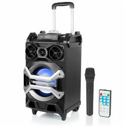 Kolumna aktywna BT3000 +mikrofon USB/SD/BT 100W głośnik.8"