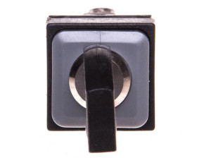 Napęd przełącznika 2 położeniowego z kluczykiem czarny bez samopowrotu Q18S1R 038805