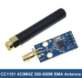 Moduł radiowy RF CC1101 433MHz SPI antena SMA (ARD-CC1101-ANT)