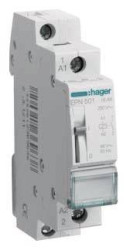 Przełącznik przepięciowy szyna Hager EPN501 1 NO 24 V/DC, 48 V/AC 16 A 1 szt.
