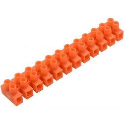 Listwa zaciskowa 12-torowa 2,5mm2 24A 400V pomarańczowa