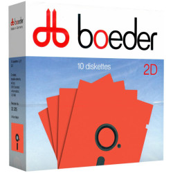 5,25" Diskettes 2D "Boeder" red