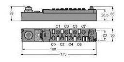 Rozdzielacz czujnik / element wykonawczy, aktywny Turck SDPB-0008D-0004 6824064 1 szt.