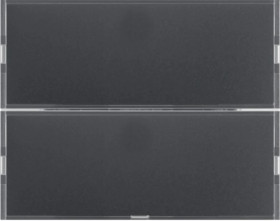 KNX e/s K.x Przycisk 2-kr z polem opisowym, diodami LED RGB i czujnikiem temperatury, antracyt 80162776