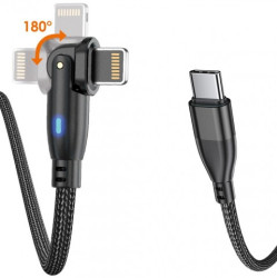 KABEL SPIDER ROT 180 LIGHTNING 27W 1,5M