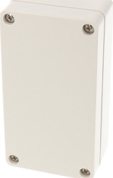 ABS enclosure, (L x W x H) 119 x 66 x 41 mm, light gray (RAL 7035), IP66, 1554CGY