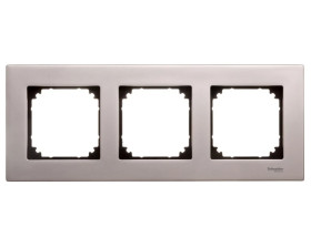 Merten M-Elegance Ramka potrójna metalowa tytan MTN403305
