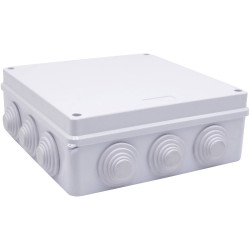 TruComponents 308023 200x200x80 Junction Box ABS plastic White