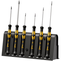 Wera 05030170001 1578A/6 6-Piece ESD Kraftform Micro Screwdriver Set