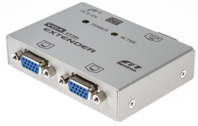 Wzmacniacz sygnału VGA, 1280 x 800, 150m, CATx, 2