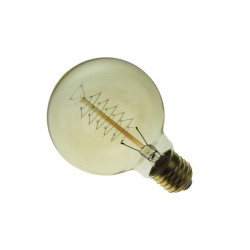 Żarówka E27 40W 230V Segod G80 Edison, Round Ciepła 2200K