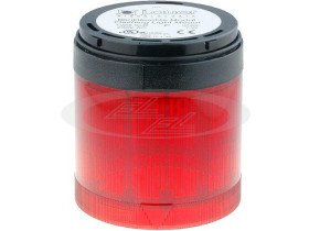 moduł światła pulsującego SLB czerwony 7W 230VAC IP65 70mm nr 220502313 J.AUER