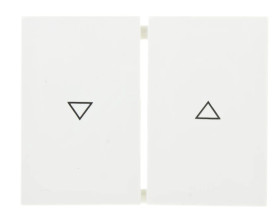 K.1 Klawisz świecznikowy z nadrukiem symbolu /strzałka/ śnieżnobiały 14357109