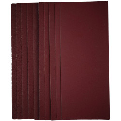 Draper 57373 1/2 Sanding Sheets, 115 x 280mm, Assorted Grit (Pack of 10)
