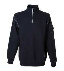 Sweter, 987102, Unisex, M, M, Granatowy, Bawełna 35%, Poliester 65