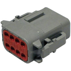 TE Connectivity DTM 06-8 SA Connector, with Housing, Contacts, Fuse Wedge