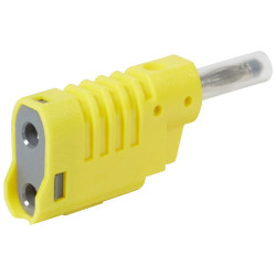 Adapter z wtykiem bananowym Męski Śruba Żółty 16A Legrand rozmiar 4 mm