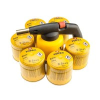 UM135.15T Palnik gazowy pistoletowy 650°C - (w zestawie 6 kartuszy C200)