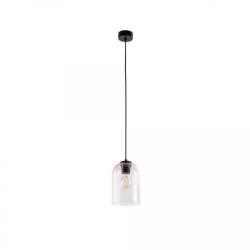 Lampa wisząca różowa ze szklanym kloszem 1xE27 MOLLY PINK 1 10296 TK Lighting