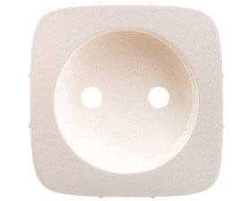 VALENA ALLURE Plakietka gniazda 2p perłowy 754979