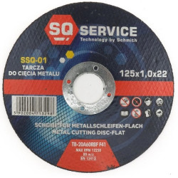 Tarcza do cięcia metalu 125x1 mocna SQ Schmith