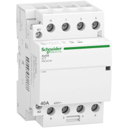 Stycznik 240 V AC Schneider Electric styki: 4 40 A 4NO A9C24740