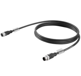 Kabel czujnika ze złączem Złącze M12 długość 300mm Rodzaj A Męskie Złącze B Złącze M12