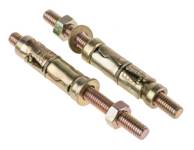 Kotwa z osłoną dł 50mm M8 Stal wysokowęglowa Ø 14mm RS PRO Kotwa rozporowa